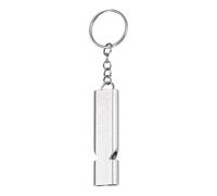 Double Tube Whistle - Survival Whistle, Keychain with Carabiner Hook, Survival Equipment Whistle | Signal Whistle, Survival Tool