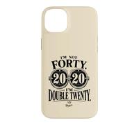 Double Twenty Funny 40th Birthday Age Humor Saying Case for iPhone 14 Plus