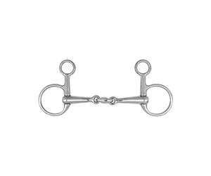 Double twisted snaffle bit for horse Waldhausen Massif