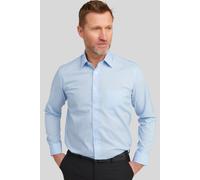 Double TWO Men's Glacier Tall Fit Long Sleeved Shirt in Blue | Size: 20 inches Double Two Blue 20 inches