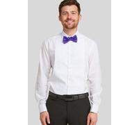 Double TWO Men's White Marcella Bib Front Dress Shirt | Size: 16.5 in Double Two White 16.5 in