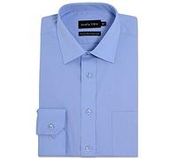 Double Two Wine Red Non-Iron Mens Formal Shirt (16)