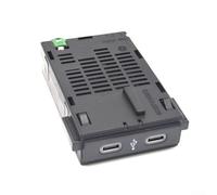 Double Type-C USB Charging Port with Built-in Cable Compatible with for Jetta, ID.6, T-Cross, Supports Fast Power Delivery for Vehicle Interior Upgrade