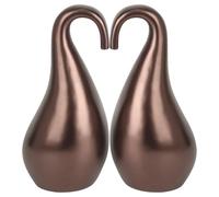 Double Urns for Human Ashes Adult Male Female,Companion Urns for Husband and Wife Together,Shape of Swan and Heart Urn for Human Ashes Adult Women Man (420 Cu/in Total)