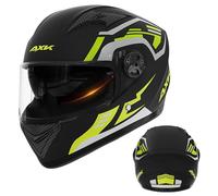 Double Visor Full Face Motorcycle Motorbike Helmet, Adult Motorcycle Motocross Helmet, Motorcycle Headwear, Motorcycle Helmet, Street Helmet Unisex Adult, Duals Visor Motorcycle Headgear