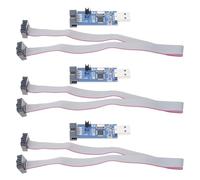 Double Voltages AVR USB Programmer For Microcontroller Firmware Updates Supports 3.3 V And 5V Power Supply AVR USB Asps Programmer Downloader