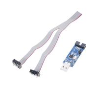 Double Voltages AVR USB Programmer For Microcontroller Firmware Updates Supports 3.3 V And 5V Power Supply USB ISP Programmer With Cable