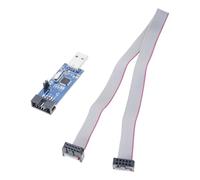 Double Voltages AVR USB Programmer For Microcontroller Firmware Updates Supports 3.3 V And 5V Power Supply USB ISP Programmer With Cable