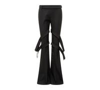 Double Waist Trousers - female - AMBUSH - Wide Trousers - Black - S - Trousers S