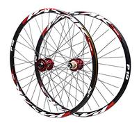Double Wall 26 27.5 29 Mountain Bike Wheelset Quick Release/Thru Axle Dual Purpose Bicycle Wheel Front Rear Set Disc Brake 7 8 9 10 11s Hub