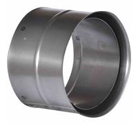 Double Wall Flue Pipe Black Ø150mm Smoke Pipe Exhaust Pipe Chimney Pipe Pipe Top