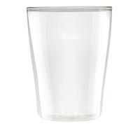 Melitta 2 Lungo Coffee Glasses 200 ml, Double-Walled Borosilicate Glass, Microwave safe, Height 11.1 cm