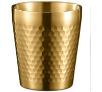 Double Wall Insulated Stainless Steel Mug with Hammered Finish, Vacuum Tumbler for Hot Coffee Cold Beer Travel Home Use(G)