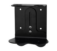 Double Wall Mounted Soap Dispenser 500ml -Black Standard Shower Bottle Holder, Liquid Soap Bottle Holder for Bathrooms, Stainless Steel Dispenser for Shower Gel, Shampoo, & Conditioner,Made in England