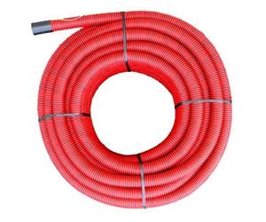 Double Wall PE-HD Cable Protection Pipe 40x33mm Red 50M - MBR040 [50 Meters]
