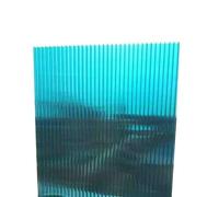 Double-Wall Polycarbonate Sheets - Transparent Insulated Skylights for Rooftop Agriculture and Gardening - 12 Sheets