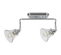 Double Wall Sconce Lamp Light Retro Indoor 2x 40W E14 IP44 Bathroom Wetroom HQ