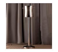 Double Wall Stainless Steel Ice Bucket with Stand, Wine Chiller for Parties, Bar, Indoor or Outdoor Use, Drinks & Wine Cooler, 4L, 35.4 in