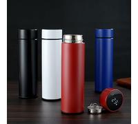 Double Wall Vacuum Display 500 Ml Smart Water Bottle Led Digital Electric Thermo Thermal Flask With Temperature