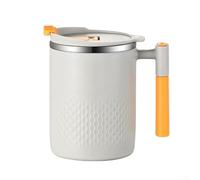 Double Walled Coffee Container Built with 304 Stainless Steel for Home Kitchen Use Provides Heat Retention and Functional Design (Gray)