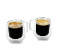 Double-Walled Espresso Insulated Glasses Set of 2 La Cafetière Siena 100ml