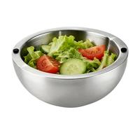 Double Walled Stainless Bowl, Insulated Party Dish, 7x4 Inches Sturdy Dip Chiller, Condiment Bowls with Temperature Control Feature, Sauce Bowl with Sleek Design, Serving Bowls for Hot Cold Food