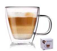 DOUBLE-WALLED THERMAL GLASS 180ml FOR COFFEE 127201