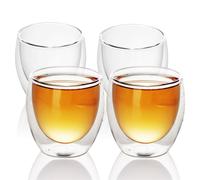 Double walled thermo glass set 200-300 ml tea glass coffee glass latte macchiato