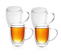 Double-walled thermo glass set tea glass coffee glass latte macchiato
