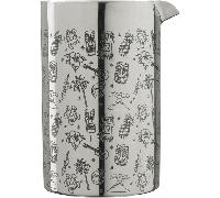 Double Walled Tiki Mixing Tin for Wine, 70 ishwasher Safe, 18/8 Steel, Fine Pour Spout, Gift BoxBy Winebuyers