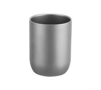 Double-Walled Titanium Drinking Cup, Pure Ti Insulated | Coffee Mug for Camping Hiking Picnics, Lightweight Rust-Proof Outdoor Tableware for Hot Cold Beverages, 240ml Gray(120ml)