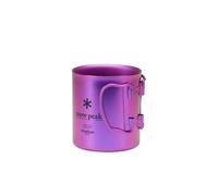 Snow Peak - Titanium Double Wall Cup - Cup size 450 ml, purple
