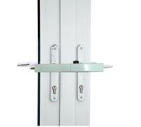 Double Walled Tough Patio French Door Lock 'Box Section' High Security Deadlock Sliding Fix Bar, Heavy Duty