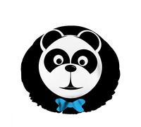 Double Waterproof Bathing Shower Cap Cute Panda Boy Face Neck Wear Blue Bowknot Reusable Fashion Shower Hat For Women Beauty, BathHair Spa, Home Hotel Travel Use