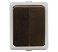 Double waterproof switch: ideal for outdoor and humid environments.Robust and sealed design ensures durability and safety.Perfect for controlling light in any space.