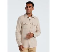 Double Weave Overshirt In Birch
