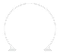 Double Wedding Arch Steel Outdoor Decor Garden Ceremony Event Backdrop vidaXL