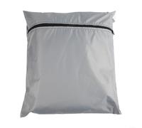 Double Wicker Egg Chair Patio Cover with Waterproof Oxford Material, Secure Zipper, and Adjustable Drawstring to Protect Against Elements (Gray)