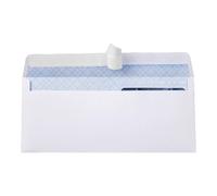 Double Window Security Tint Envelopes with Tear Resistant Paper for Confidential Documents and Business Correspondence Office Envelopes