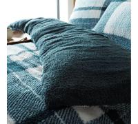 (Double, Windsor Green ) Teddy Bear Windsor Warm Sherpa Fleece Duvet Cover