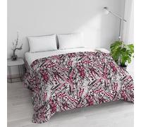 Double Winter Quilt 250 x 245 cm, Double Face, Microfibre, Made in Italy - Duvet Filling 200 g Crazy