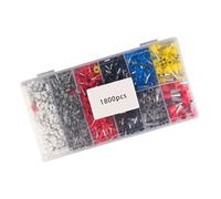 Double Wire Ferrules Kits Ferrule Terminals Insulated Crimps Pin Cord Pin End Enduring Double