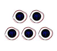 Double Wire Voltmeter Set Easy Installs 3 Digit Electric Tester For Vehicle Electrical Systems & Solar Power LED Voltage Meter For Car Motorcycle
