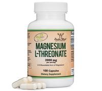 Double Wood Magtein Magnesium L-Threonate DWMLT 100 Capsules - Brain Health, Clinically Studied, High Bioavailability, Non-GMO, Gluten Free
