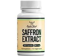 Double Wood Saffron Supplement |180 Servings of High Strength Saffron Capsules - 88.5mg Saffron Extract per Serving | Weight Management, Heart Health, Mental Clarity & Eye Health | UK Manufactured
