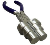 Double Wrap N Tap Pliers for Jewellery Making, 13mm, 16mm, 20mm Bail Making Tool, PVC Comfort Grip