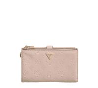 GUESS Purse Blake SLG Double Zip Organizer Bone Logo Beige