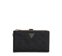 Double zip wallet for women Guess Blake Noir One size