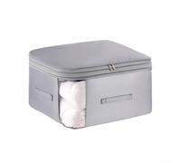 Double Zipper Bedding Cube 52x42x50cm Grey(3-layer)