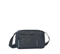 Double Zipper Expandable Shoulder Bag Mandarina Duck MD20 Bleu 18x28,5x11 cm